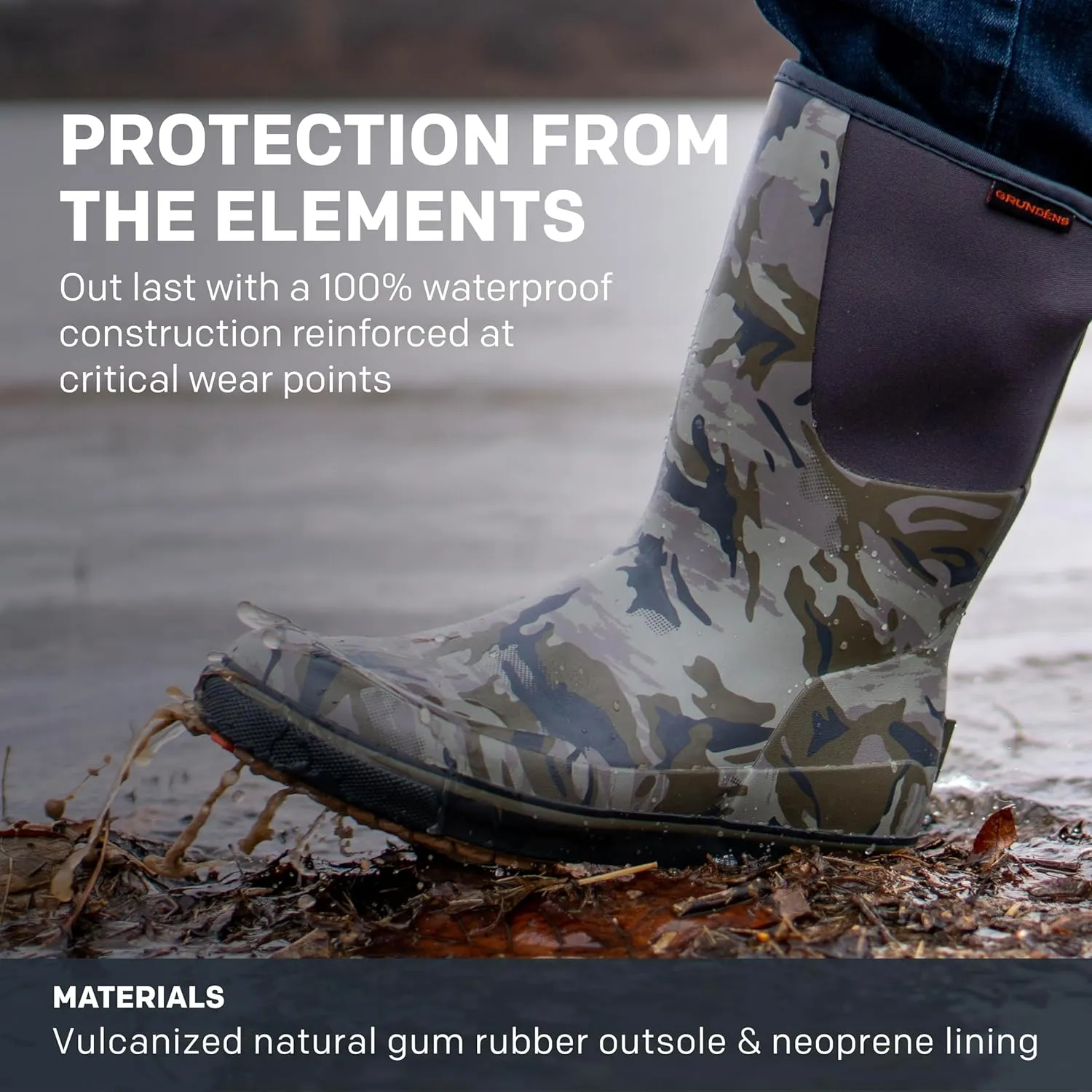 Grundéns Men’s 12” Deck Boot | Durable, Waterproof