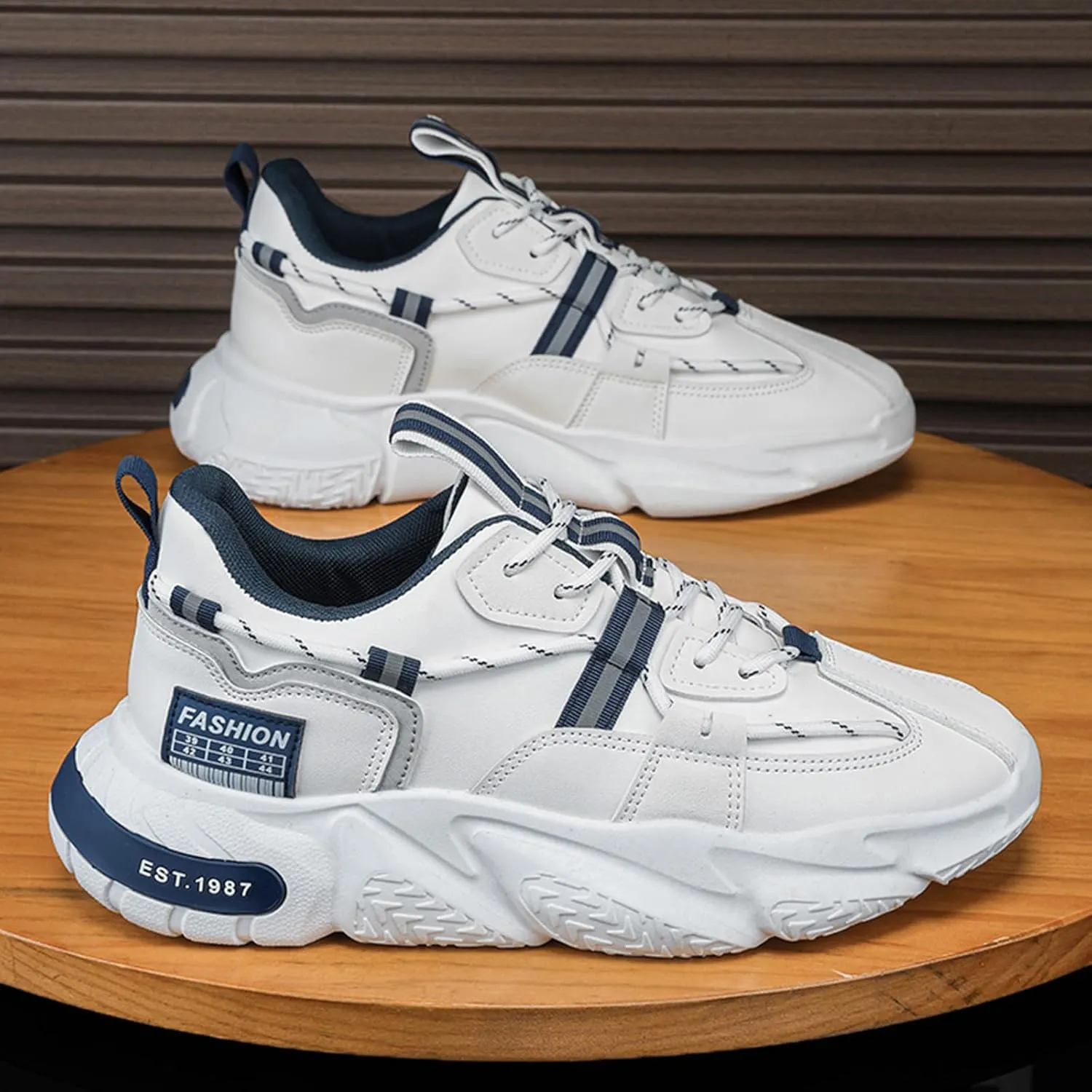 GSIGUL Men's Road Running Shoes Tennis Walking Shoes Cushioning Mens Sneaker Athletic Casual Shoes for Men
