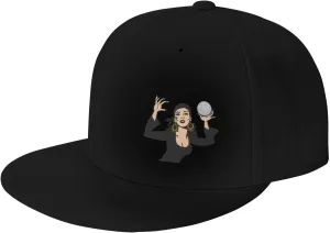 Gypsy Fortune Teller Snapback Hats for Men Women Baseball Cap Flat Bill Brim Hat