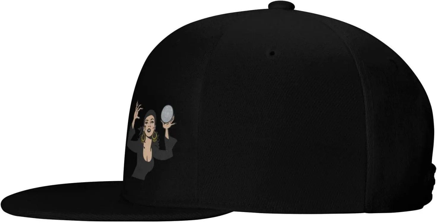 Gypsy Fortune Teller Snapback Hats for Men Women Baseball Cap Flat Bill Brim Hat