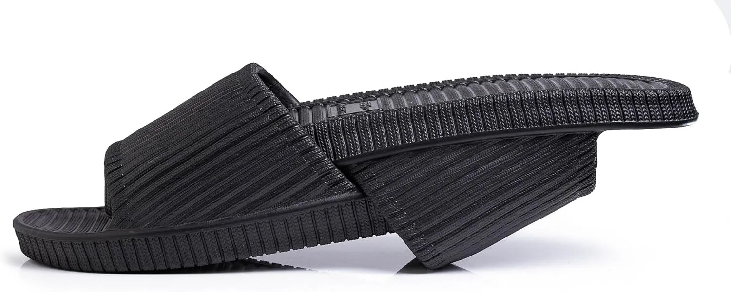 Happy Lily Shower Shoes, Women & Men’s Shower Slippers, Slides Sandals Pool Slides House Slippers Non-Slip Indoor Bathroom Shoes Beach Sandals