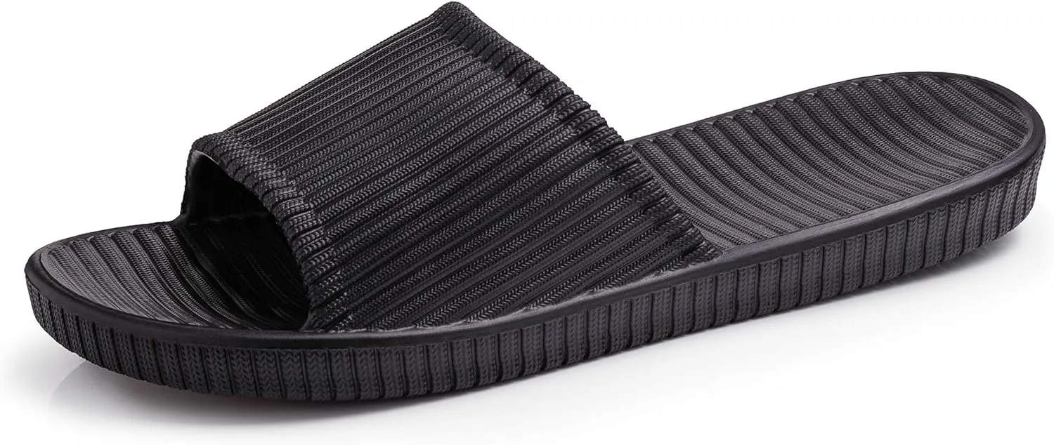 Happy Lily Shower Shoes, Women & Men’s Shower Slippers, Slides Sandals Pool Slides House Slippers Non-Slip Indoor Bathroom Shoes Beach Sandals
