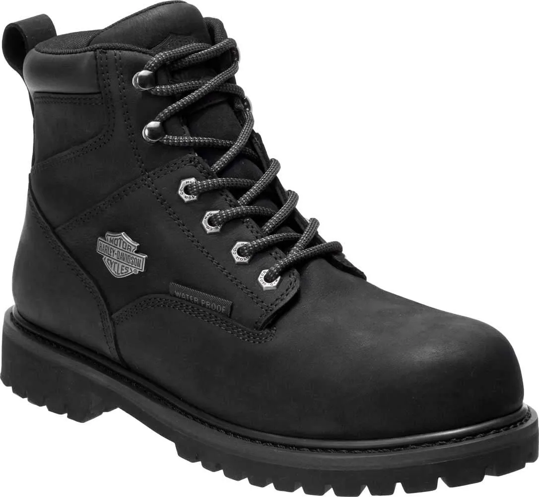 Harley-Davidson Men's Gavern Waterproof Leather Motorcycle Casual Boot