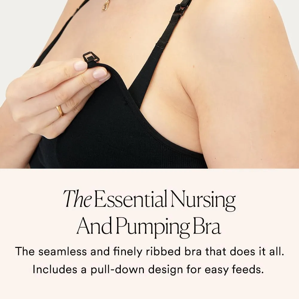 HATCH Skin to Skin Bra, Everyday Nursing Bra, Premium Hands-Free Pumping & Nursing Bra