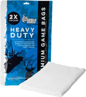Heavy Duty Game Bags Hunting | Available in: Deer & Elk Quarter Bags (Single or 4 Pack), Deer Full Body Bag | Reusable, Breathable & Stretchable Meat Bags | Vacuum Sealed for Easy Carry