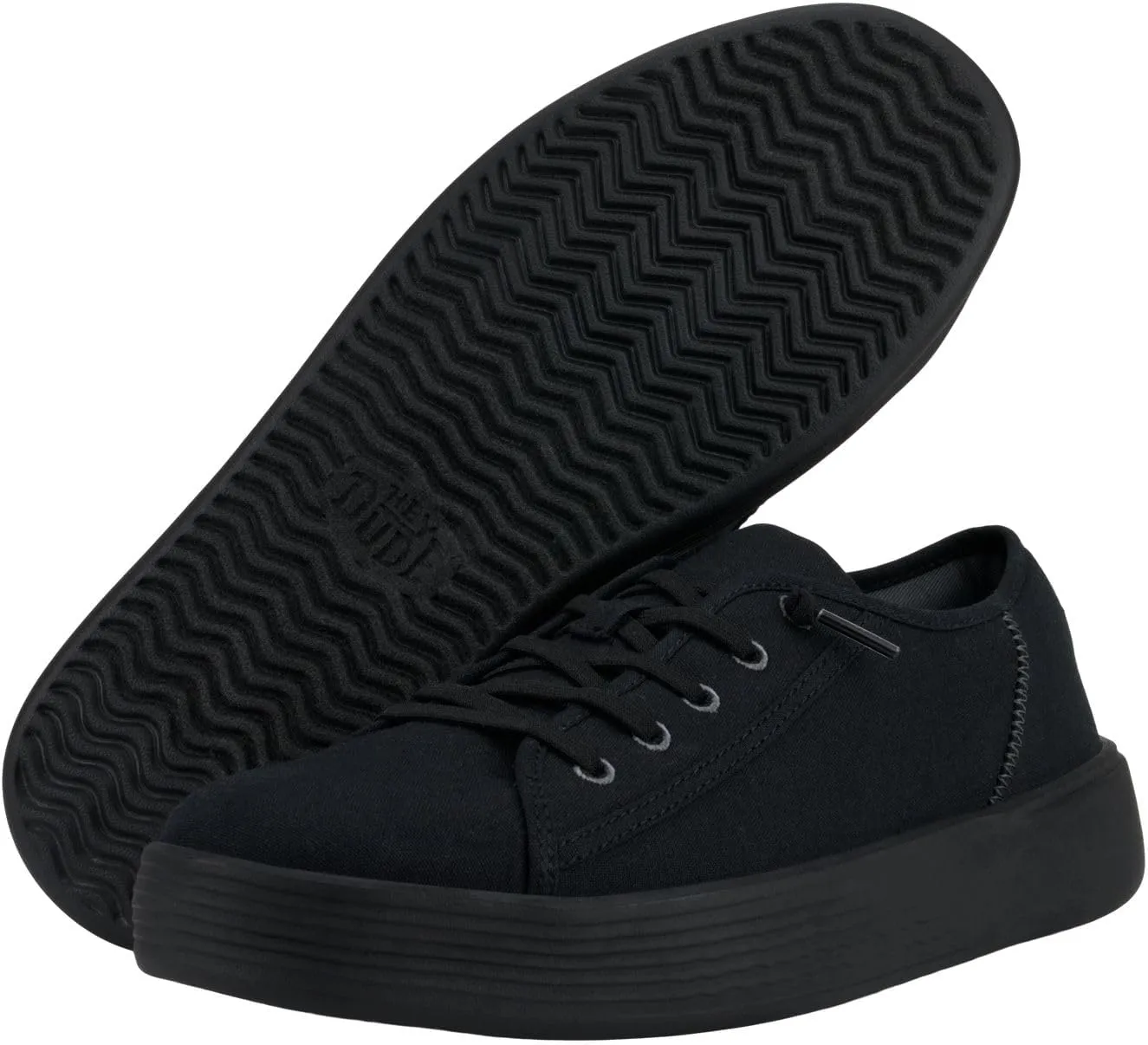Hey Dude Men's Cody Canvas | Men's Shoes | Men's Slip On Sneakers | Comfortable & Light-Weight