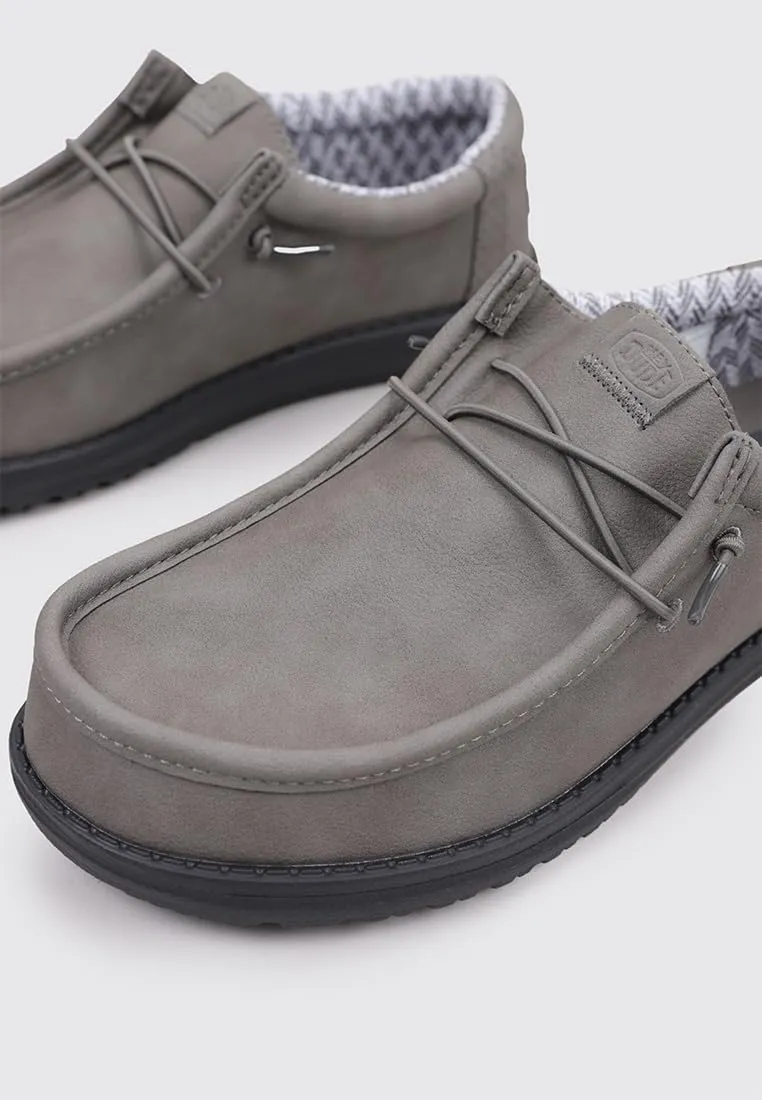 Hey Dude Men's Wally Classic, Men’s Shoes, Men's Slip-on Loafers, Comfortable & Light-Weight