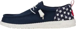 Hey Dude Men's Wally Funk Americana | Men's Shoes | Men Slip-on Loafers | Comfortable & Light-Weight