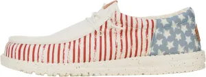 Hey Dude Men's Wally Funk Americana | Men's Shoes | Men Slip-on Loafers | Comfortable & Light-Weight