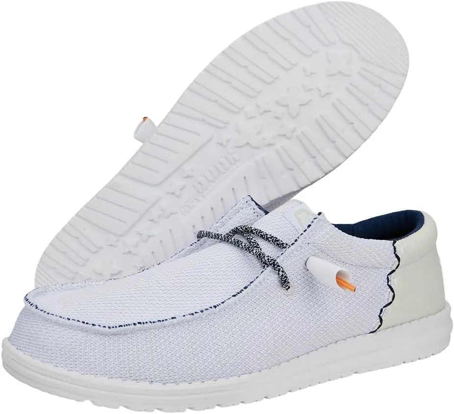 Hey Dude Men's Wally Funk Open Mesh | Men's Shoes | Men Slip-on Loafers | Comfortable & Light-Weight