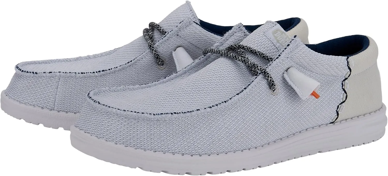 Hey Dude Men's Wally Funk Open Mesh | Men's Shoes | Men Slip-on Loafers | Comfortable & Light-Weight