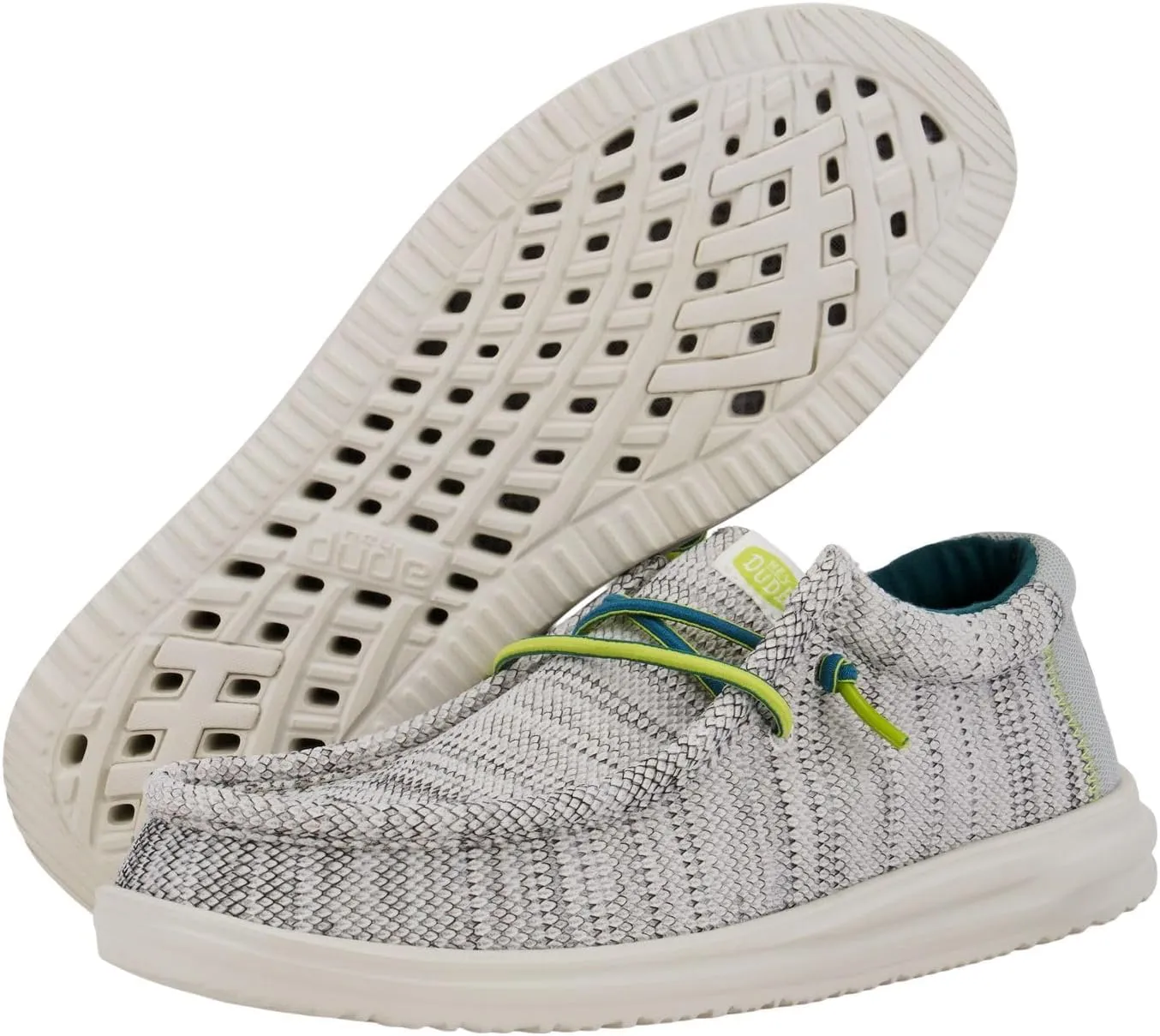 Hey Dude Men's Wally H20 Mesh | Men's Shoes | Men Slip-on Loafers | Comfortable & Light-Weight