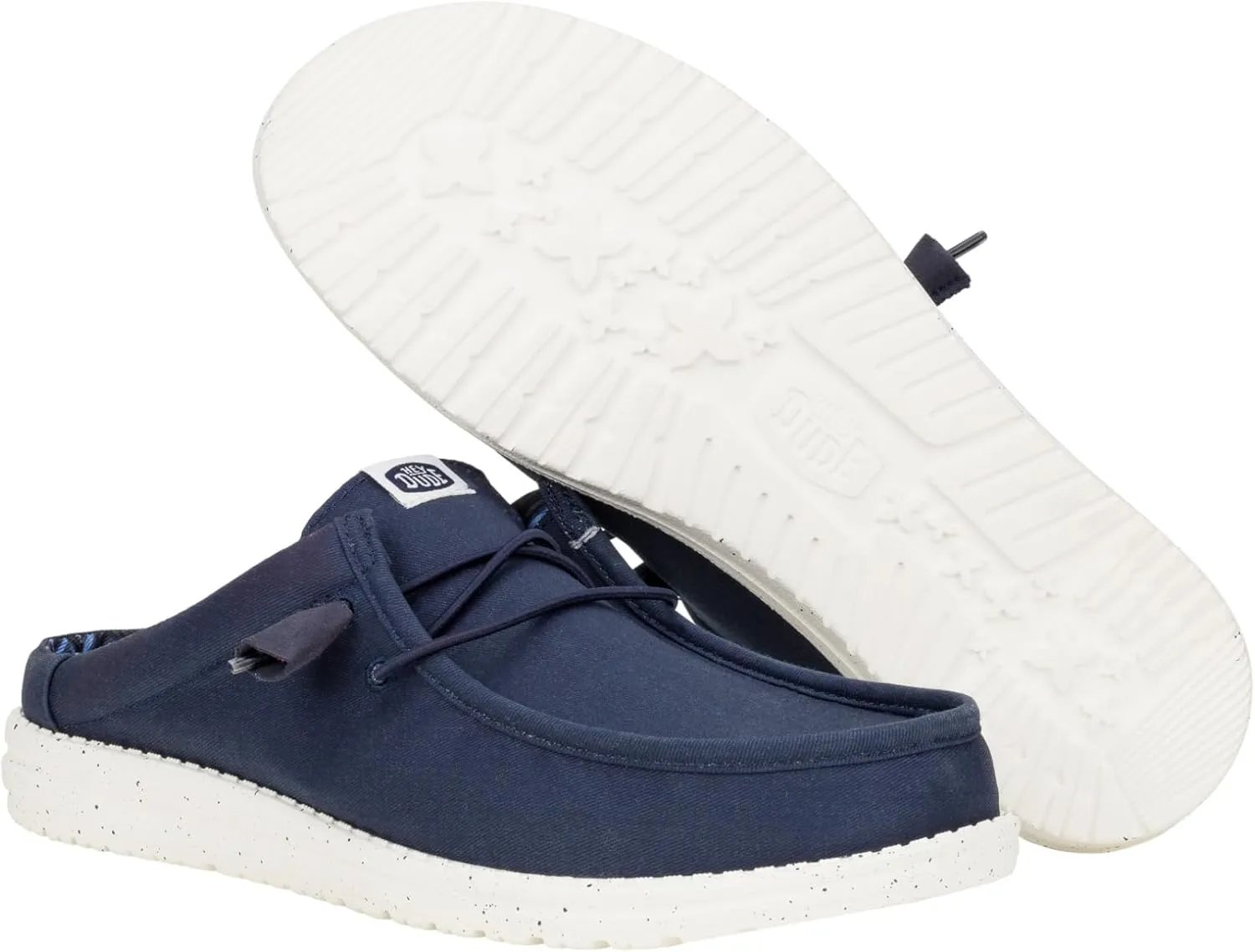 Hey Dude Men's Wally Slip Stretch Canvas | Men's Shoes | Men Slip-on Loafers | Comfortable & Light-Weight