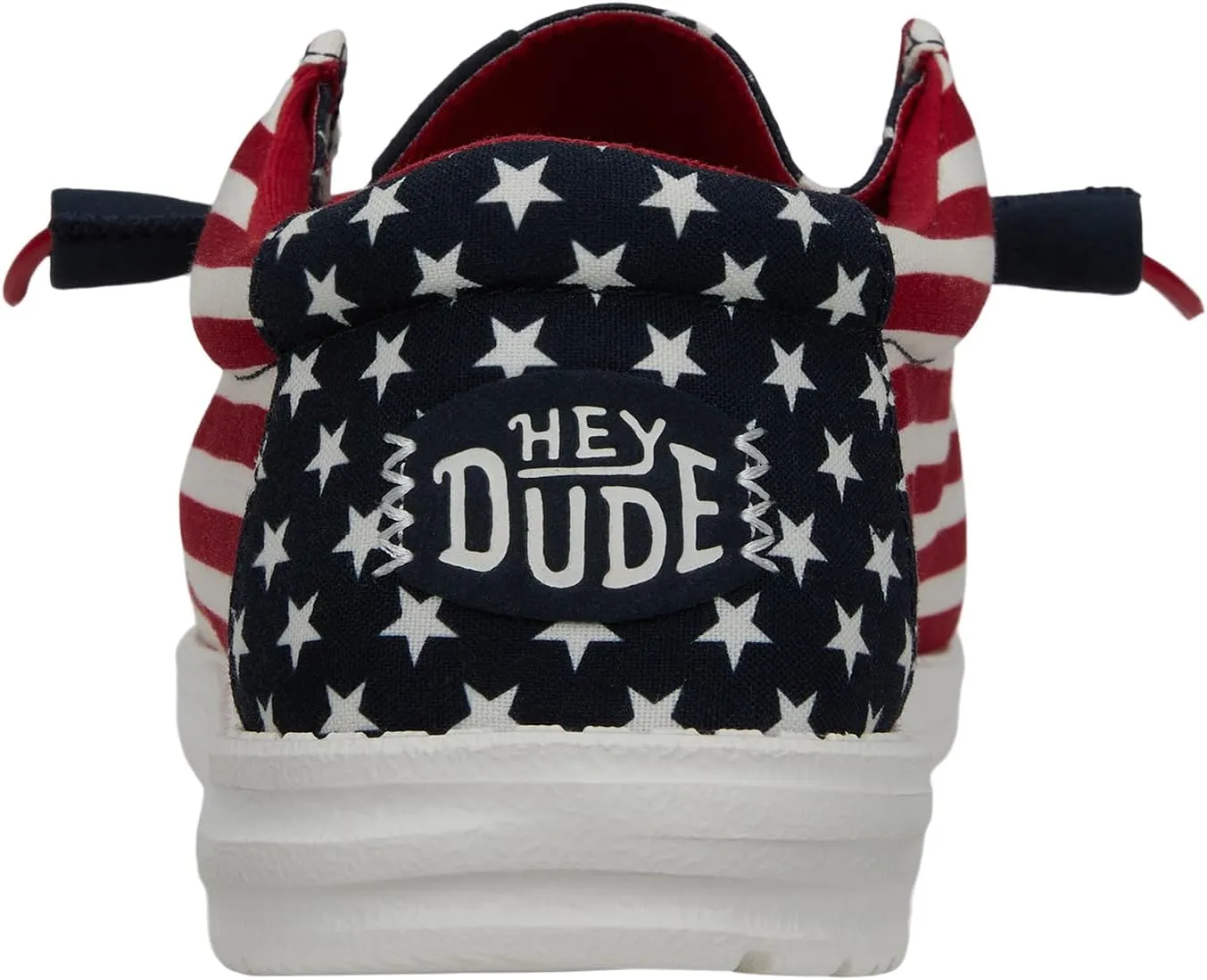 Hey Dude Wally Patriotic, Mens Shoes, Slip-on Loafers, Comfortable & Light-Weight