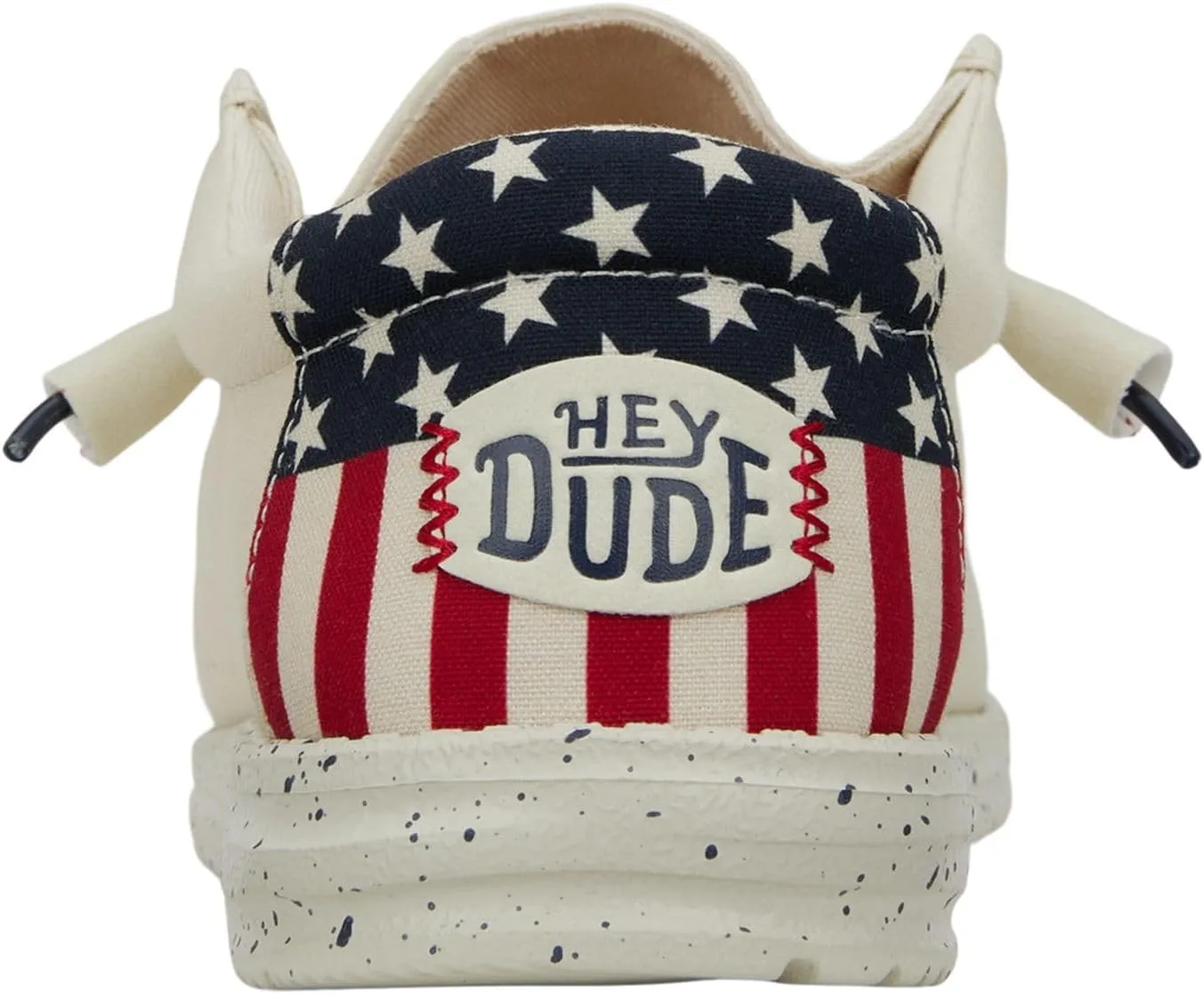Hey Dude Wally Patriotic, Mens Shoes, Slip-on Loafers, Comfortable & Light-Weight