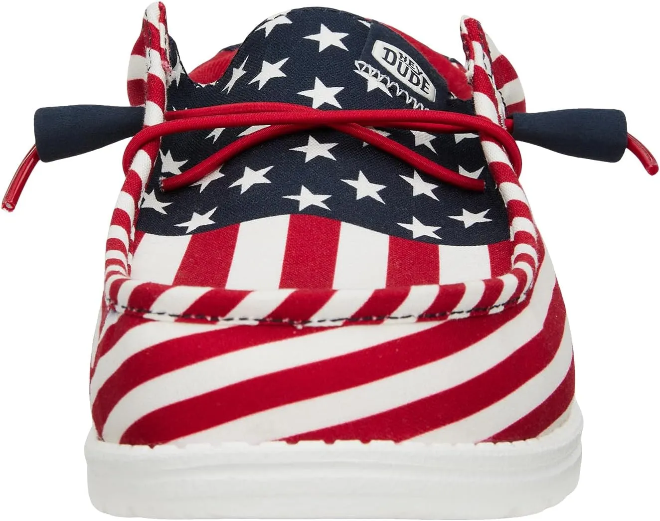 Hey Dude Wally Patriotic, Mens Shoes, Slip-on Loafers, Comfortable & Light-Weight