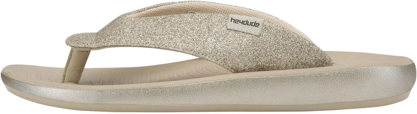 Hey Dude Women's Meg Multiple Colors & Sizes | Women's Footwear | Women's Slip On Sandals | Comfortable & Light-Weight
