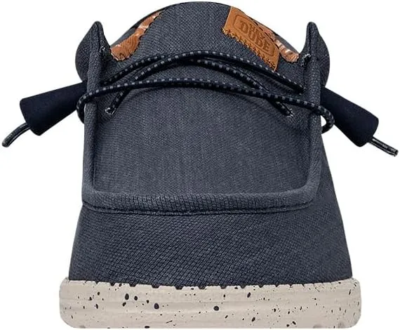 HEYDUDE Men's Wally Washed Canvas, Men’s Shoes, Slip-on Loafers, Comfortable & Light-Weight