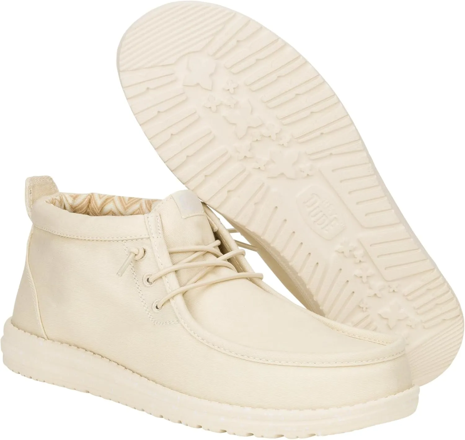 HEYDUDE Wally Mid Stretch, Pull on Boots, Comfortable & Light-Weight