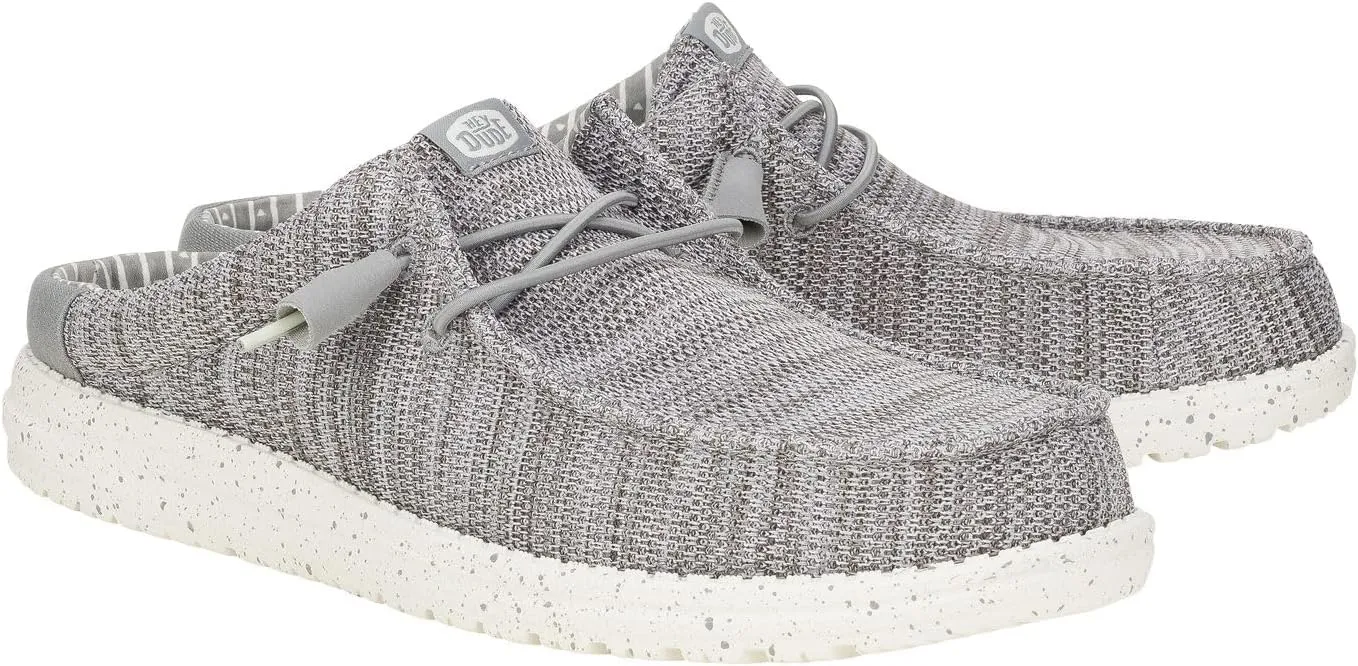 HEYDUDE Wally Slip Stretch Sox, Men’s Shoes, Men's Slip-on Loafers, Comfortable & Light-Weight