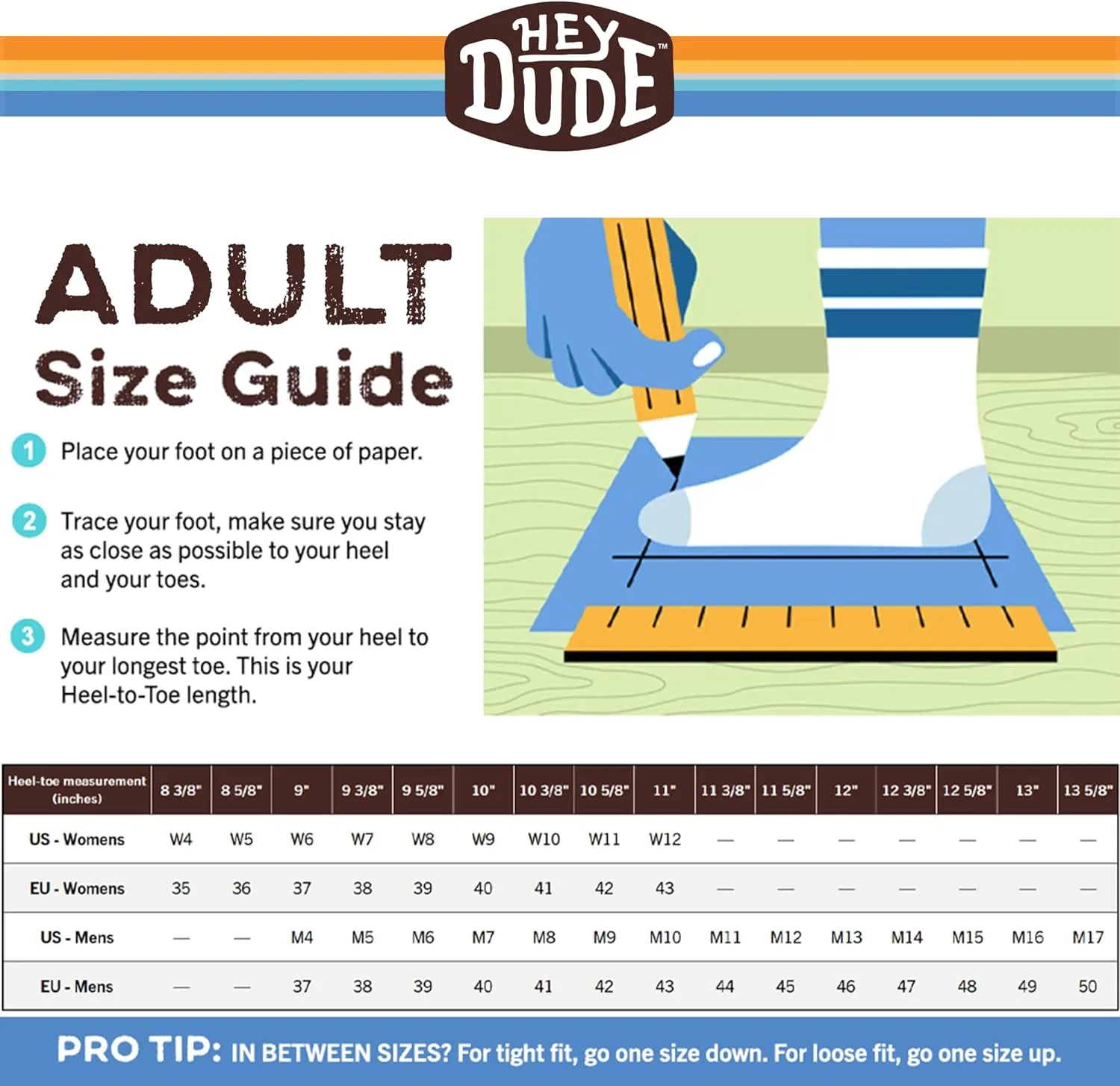 HEYDUDE Welsh Grip Mix, Men’s Shoes, Men's Slip-on Loafers, Comfortable & Light-Weight