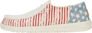 HEYDUDE Wendy Funk Americana Stars American Flag Size 8, Women’s Shoes, Women’s Slip-on Loafers, Comfortable & Light-Weight