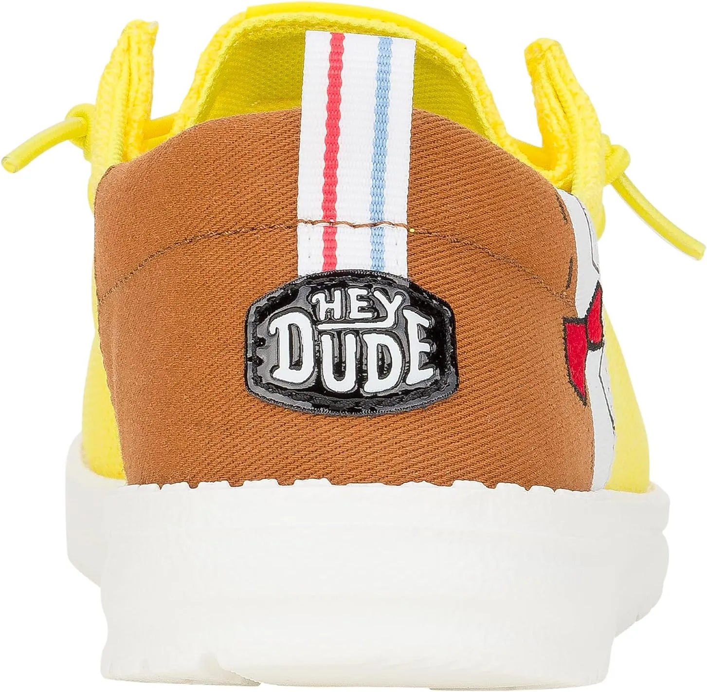 HEYDUDE X Spongebob, Women’s Slip-on Loafers, Comfortable & Light-Weight