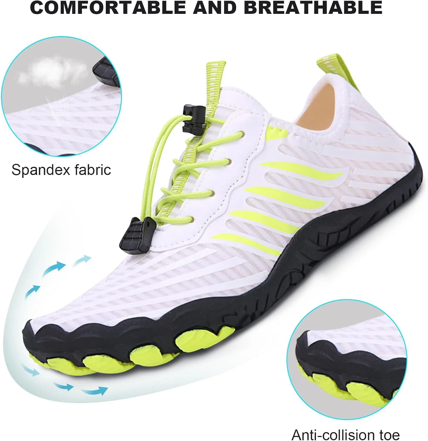 Hike Barefoot Shoes Women Men Non-Slip Healthy Breathable Fashion Trail Running Womens Mens Wide Toe Zero Drop Water Shoe
