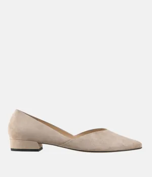 Hogl Premium Taupe Suede Slip on Shoes