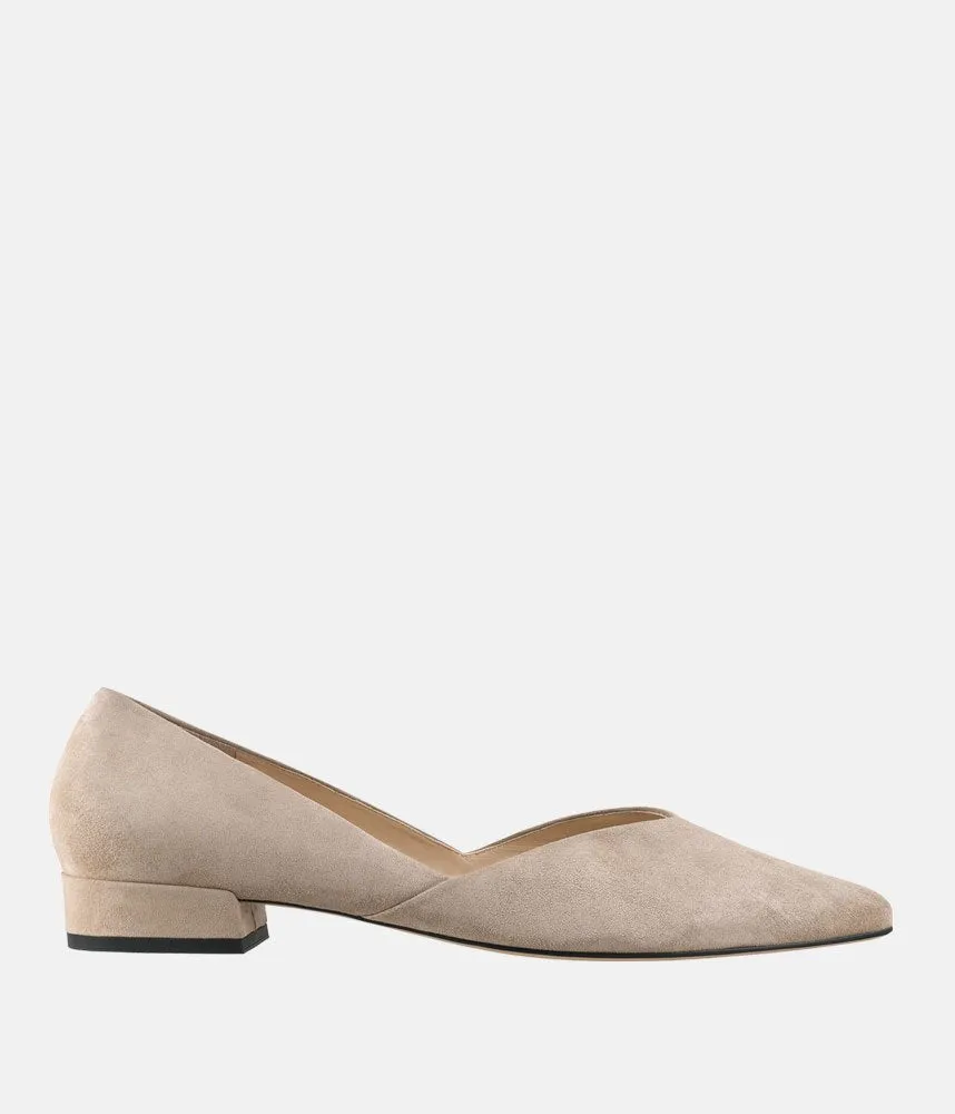 Hogl Premium Taupe Suede Slip on Shoes