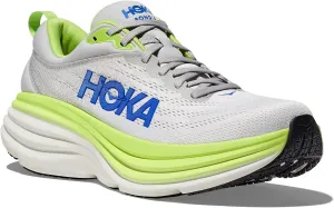 Hoka Men's Bondi 8 Sneaker, Stardust/Lettuce, 11.5