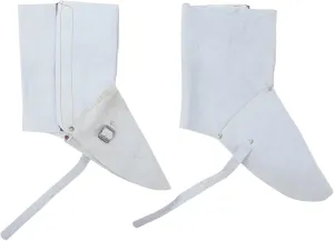 Homoyoyo 1Pair Thickened Cowhide Welding Spats Shoe Covers Durable Scald Protector for Welders Welding Shoes Cover