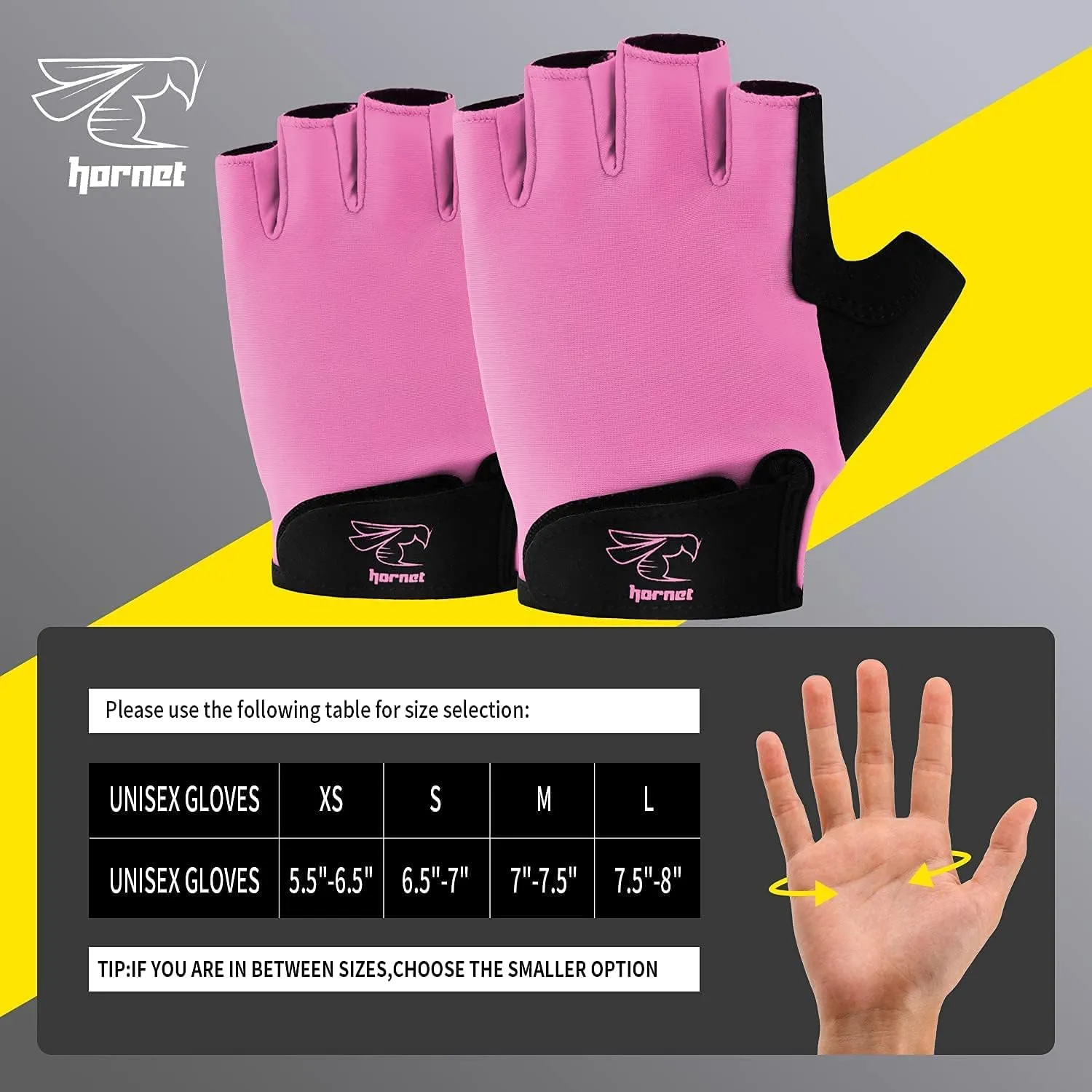 Hornet Watersports Light Pink Rowing Gloves for Women Ideal for Indoor Rowing, Sculling, Kayak, SUP, Outrigger Canoe, Dragon Boat and Other Watersports