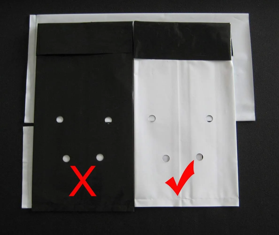 HORTIPOTS Black and White Plastic Grow Bags 1 2 3 Gallon (1 Gallon-Pack of 100)