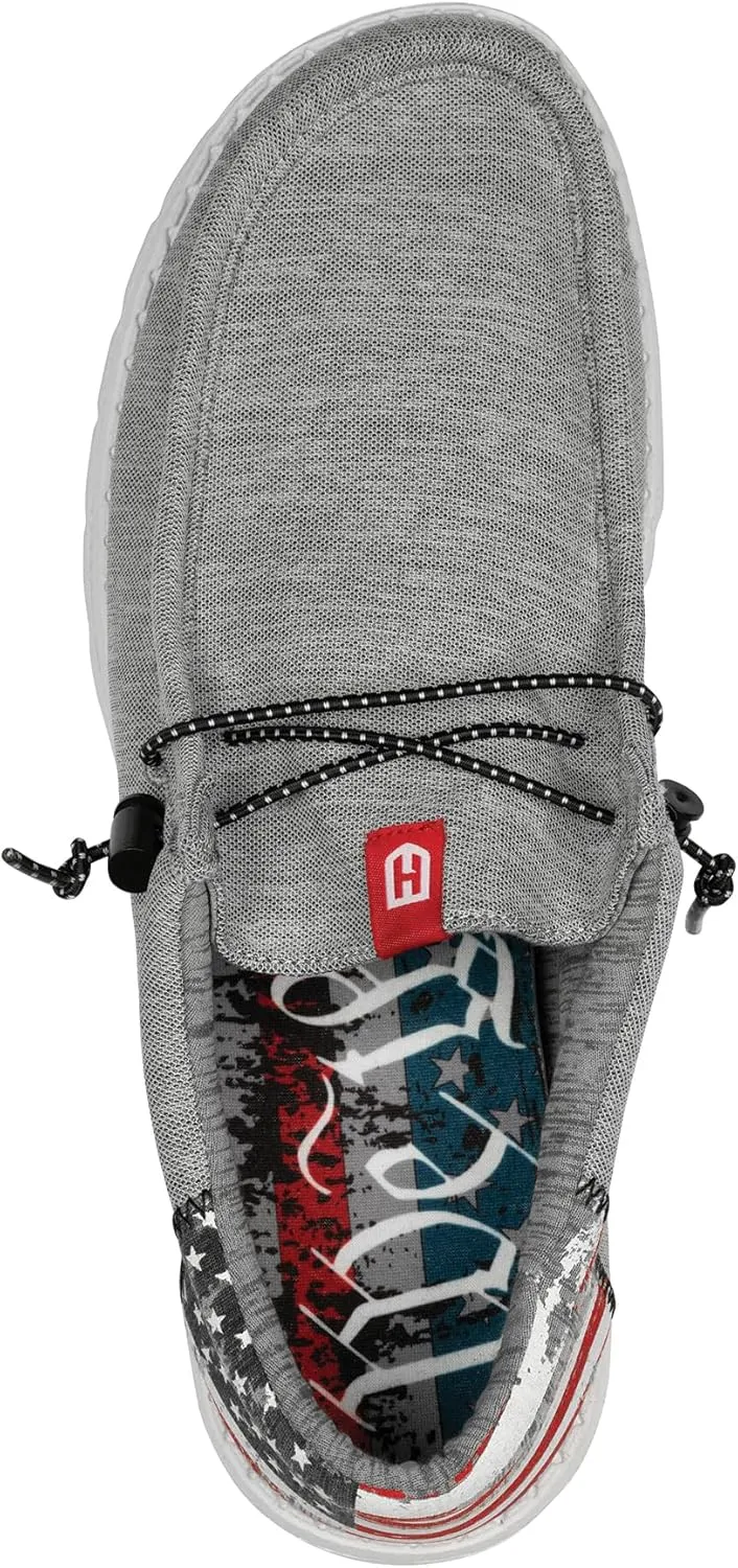 Howitzer Men's Slip-On Shoes We The People Patriot Sneakers with Camo Print Footwear