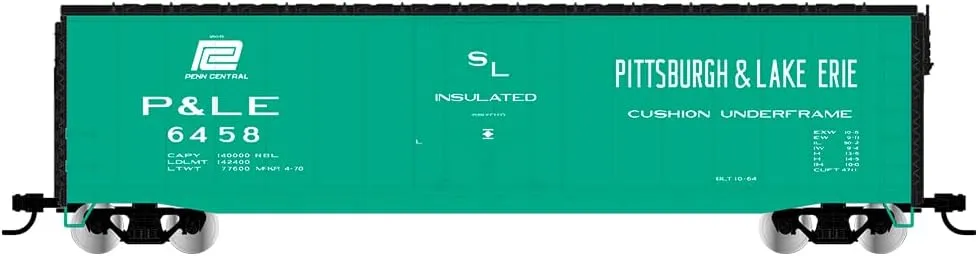 HR6663B P LE Plug Door boxcar Light Blue Livery Without roof Walkway 6450 Rolling Stock - Wagon