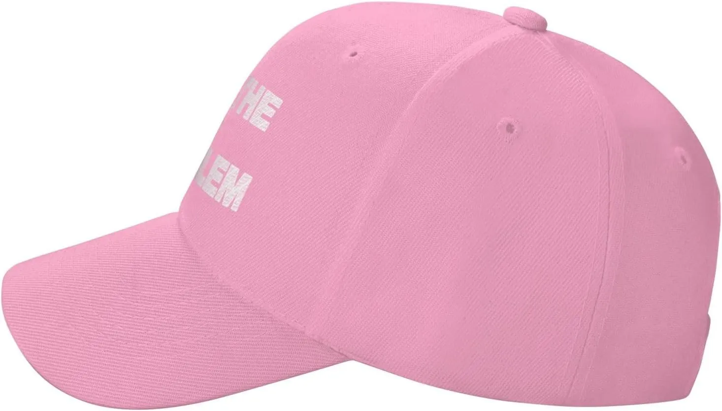 I'm The Problem Hat Sun Baseball Cap Breathable Mesh Flat Bill Hats Solid Color Adjustable Size