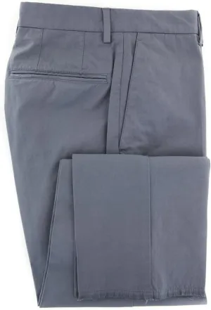 Incotex Light Blue Solid Pants - Slim