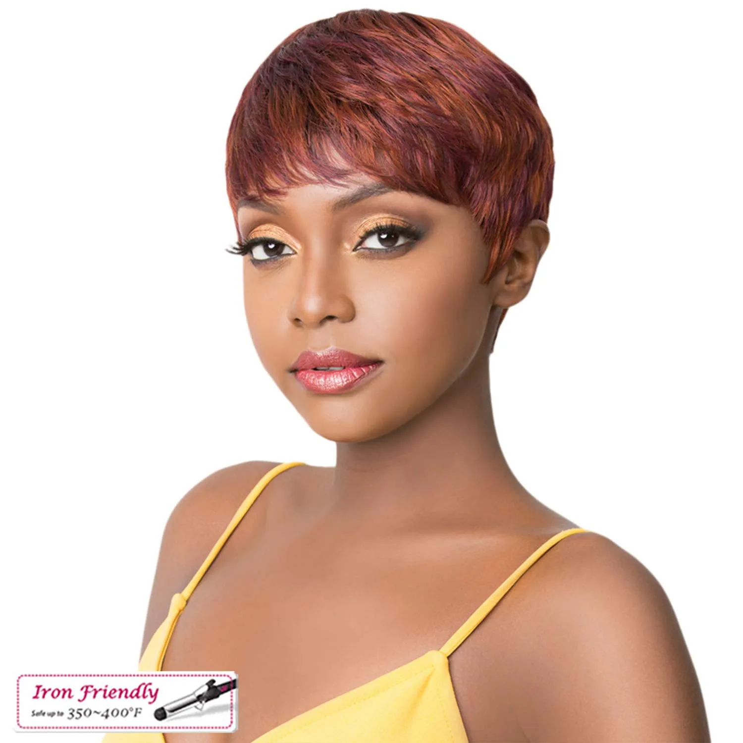 It's A Wig Quality Wig 2020 Q Cupid (DEEP RED)
