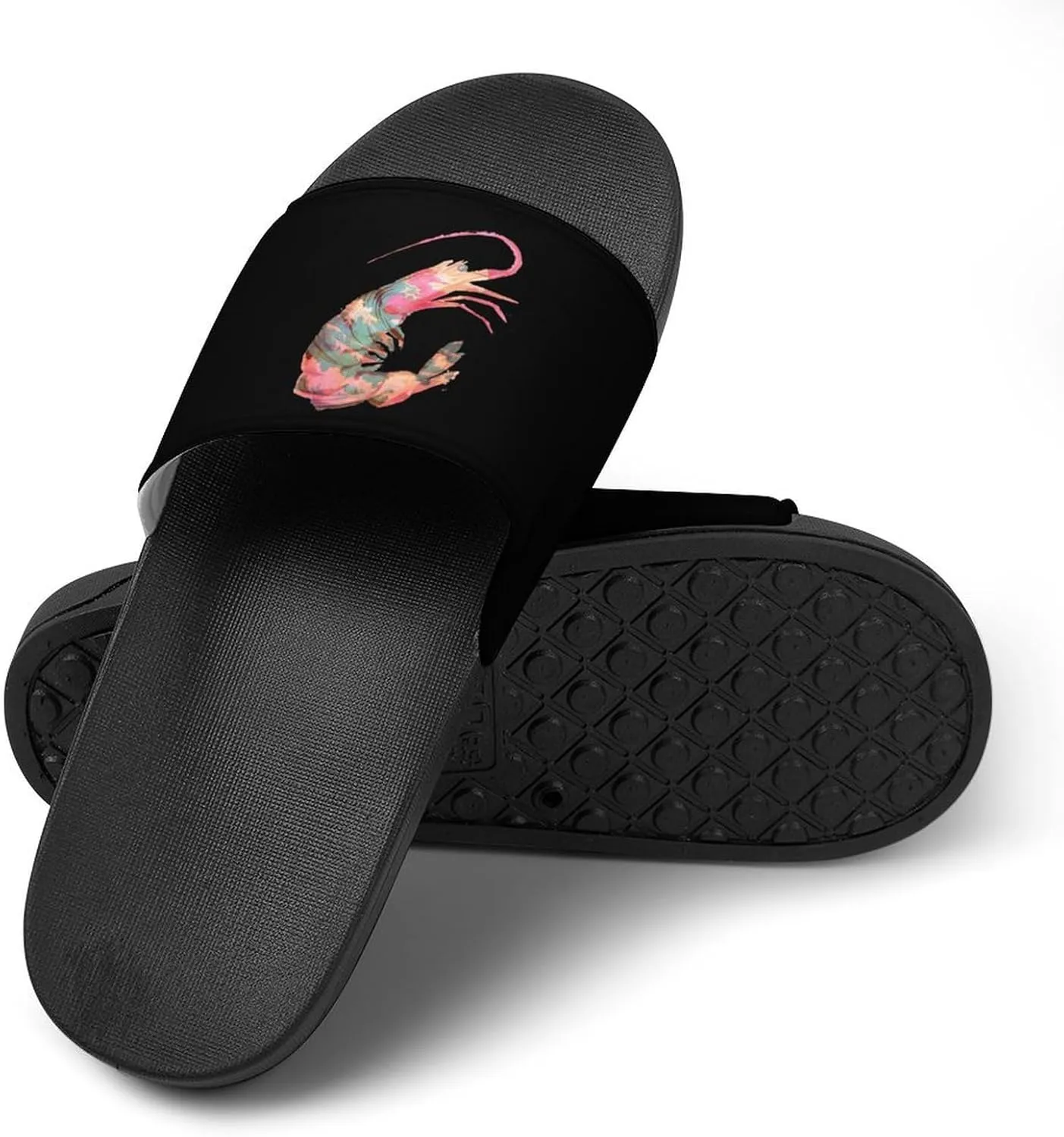 Japanese Shrimp Wave Surf Sunset Shower Sandals PVC Pillow Slippers Bath Slip On Home Shoes Non-Slip for Outdoor