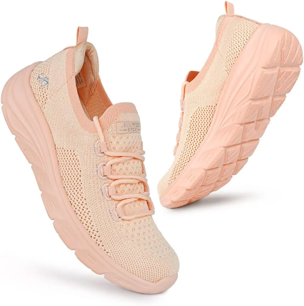JENN ARDOR Women's Walking Shoes Athletic Slip-on Sock Sneakers Casual Active Running Lightweight Anti-Slip Elastic Tennis Sneakers