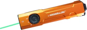 JETBeam E26 EDC Handsfree Flashlight,3000 Lumens Dual Light Source LED Light with Green Beam Combo,5 Modes Rear Flash,Power by Rechargeable Built-in Battery,IPX8 Waterproof Rating,Widely Used