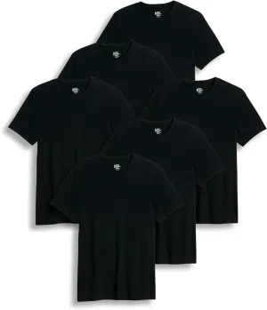 Jockey Men's Undershirt Big & Tall Classic Crew Neck Undershirt- 6 Pack
