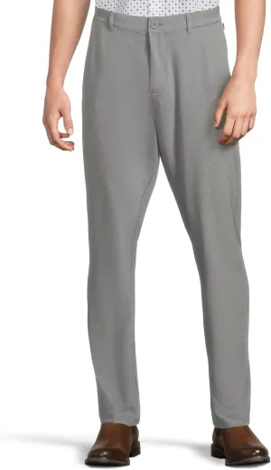 Johnston & Murphy Men's Xc4 Heathered Performance Flat Front Pants