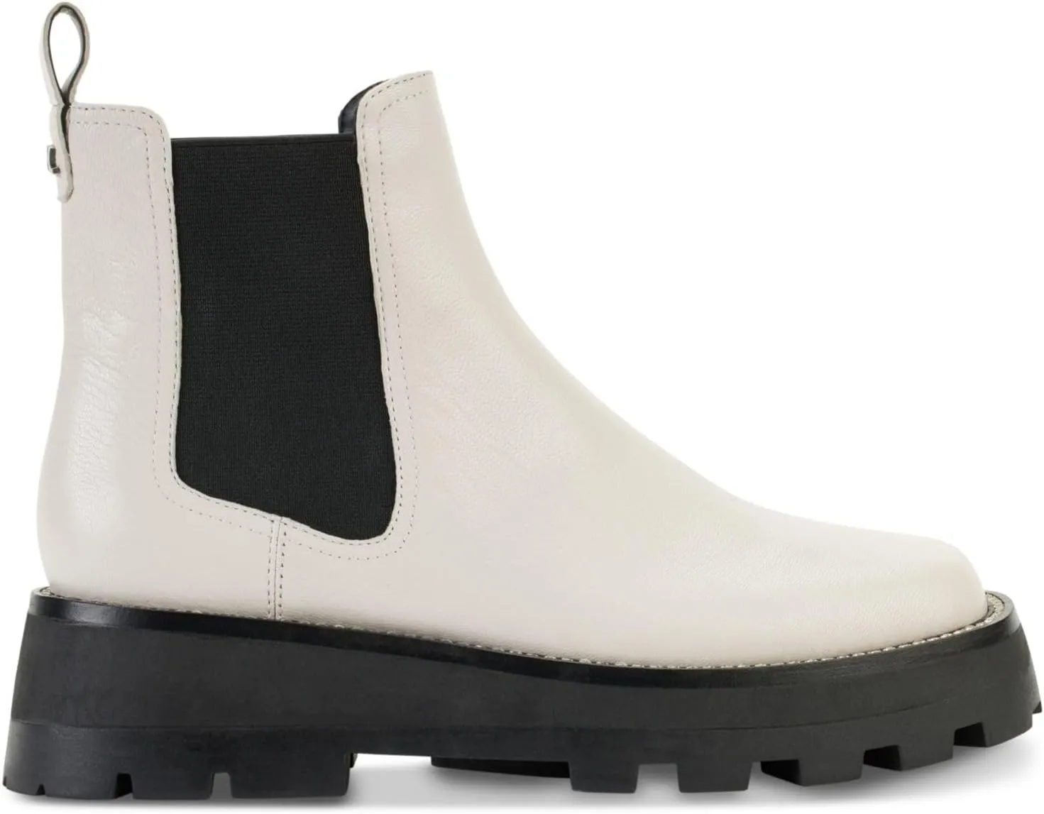KARL LAGERFELD Women's Mayde Leather Lug-sole Ankle Boot