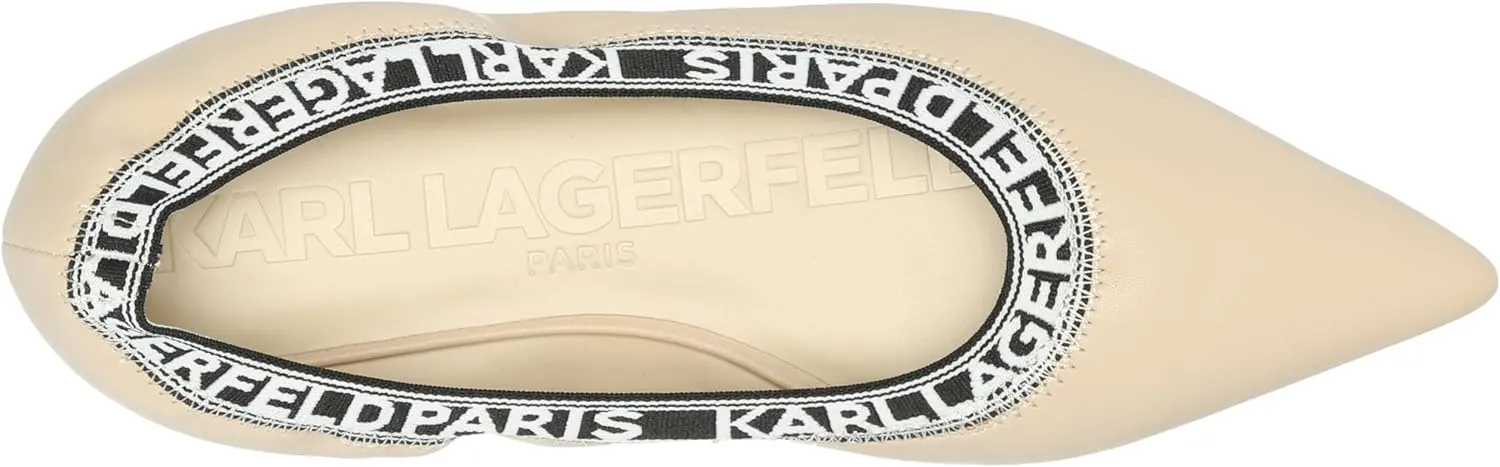 KARL LAGERFELD womens Vinette Everyday Ballet Flat
