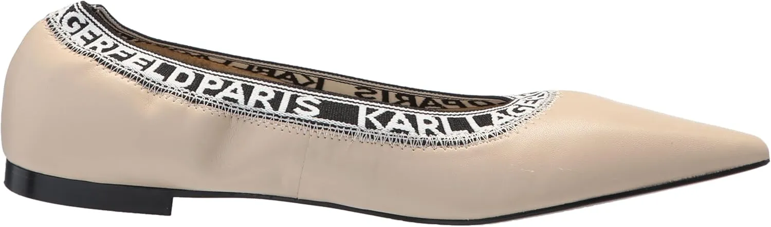 KARL LAGERFELD womens Vinette Everyday Ballet Flat