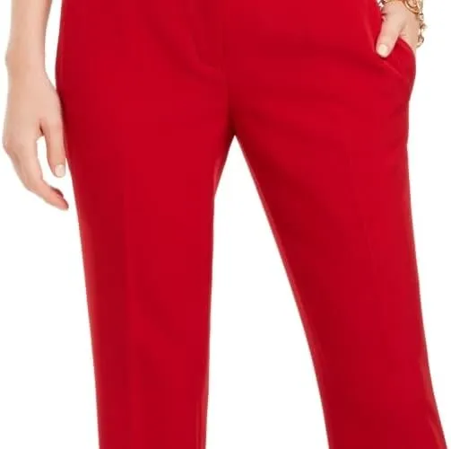 Kasper Women's Flat Front Slim Pant