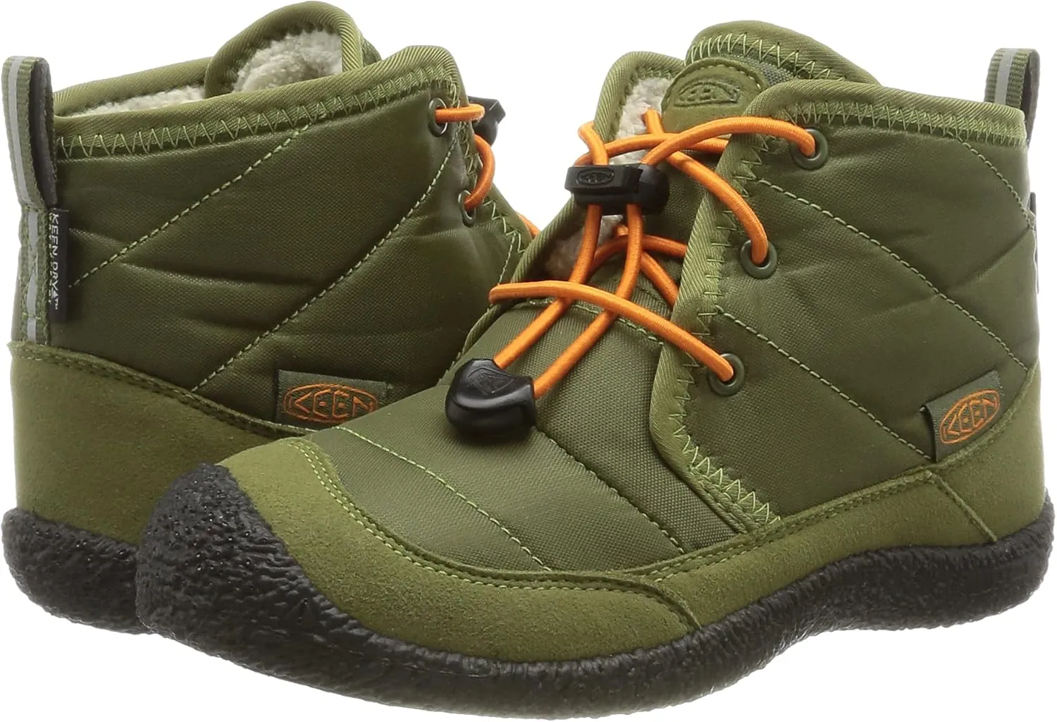 KEEN Unisex-Child Howser 2 Quilted Mid Height Waterproof Comfy Durable Chukka Boots
