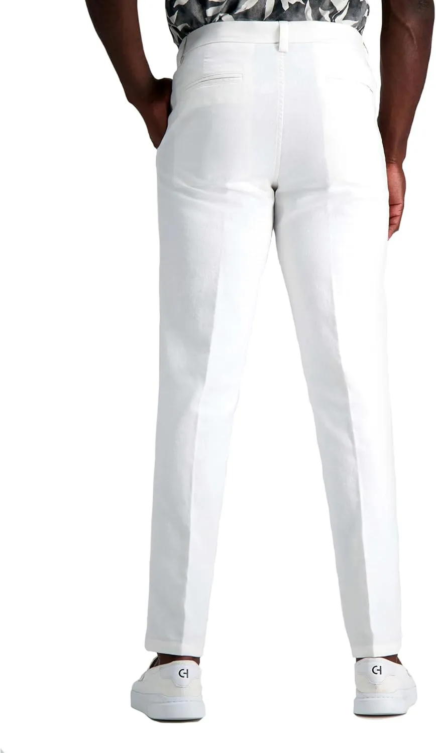 Kenneth Cole Men's Slim Fit Casual Linen Chino Pant